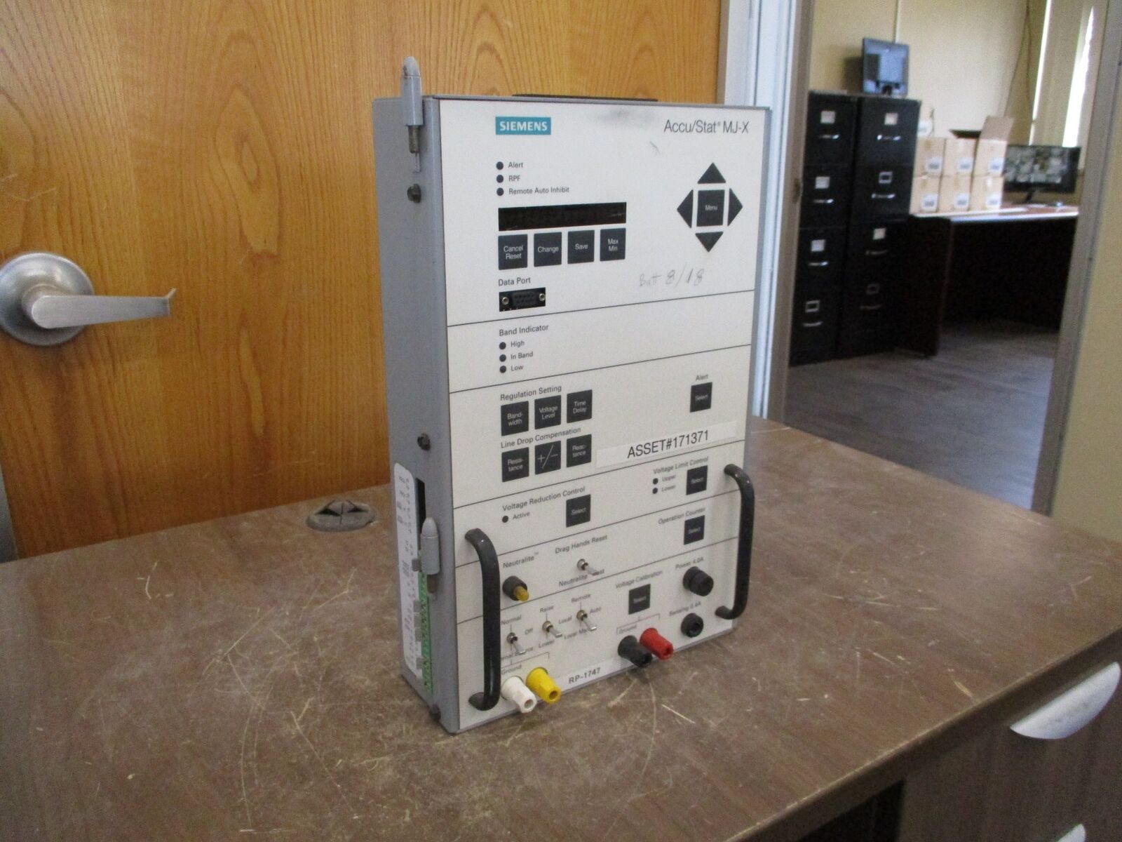 Siemens Accu/Stat MJ-X Voltage Regulator Control Panel C-61310 Used