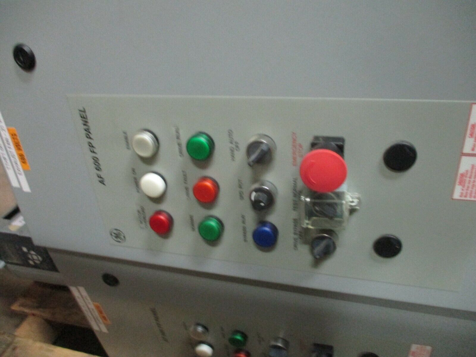 GE AF-600 FP AC Drive w/ Bypass 6KFPH30031RD4XX 3HP 3Ph 460V Used