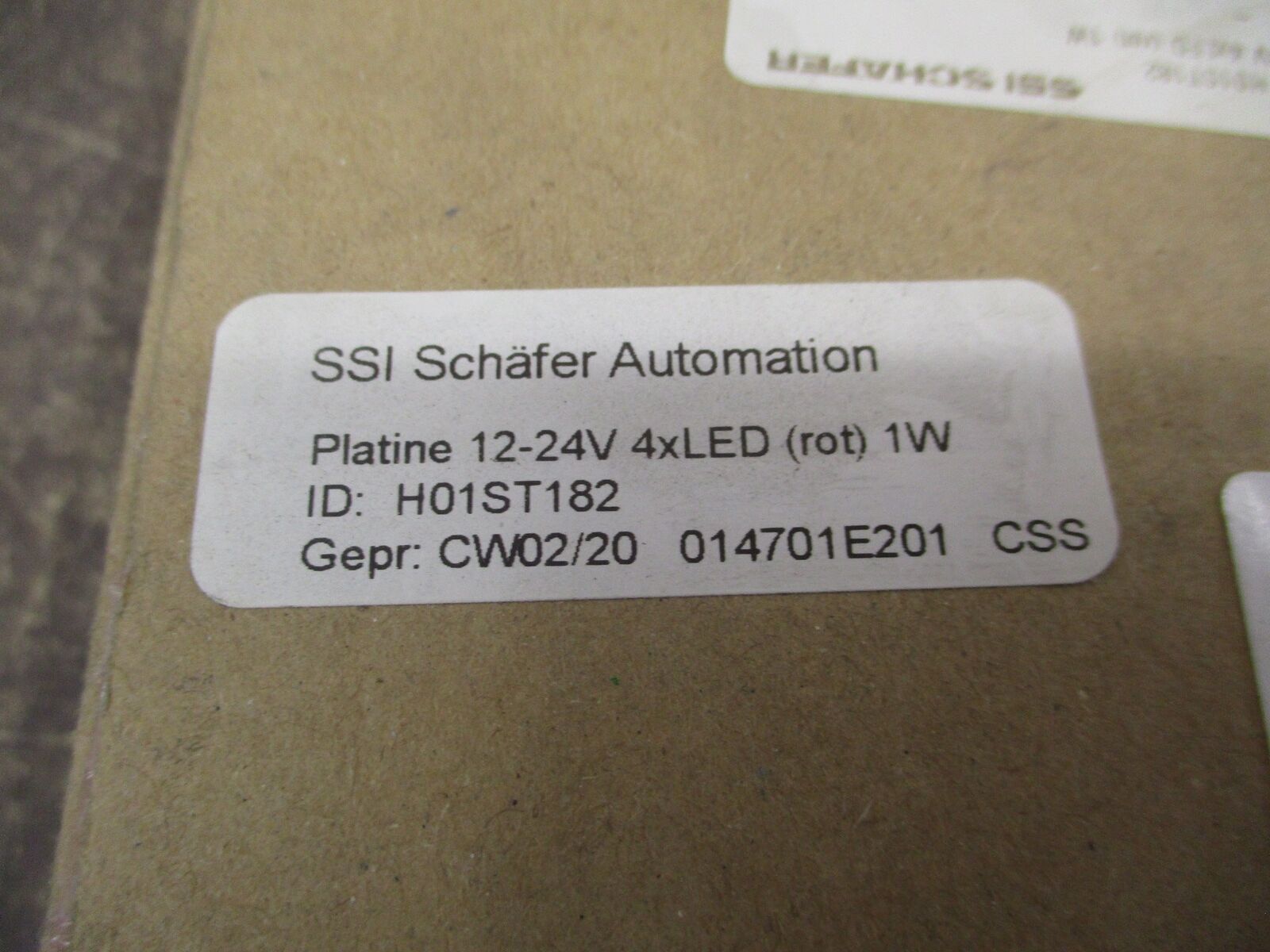 Schafer Platine 4X LED Board H01ST182 12-24V 1W New Surplus