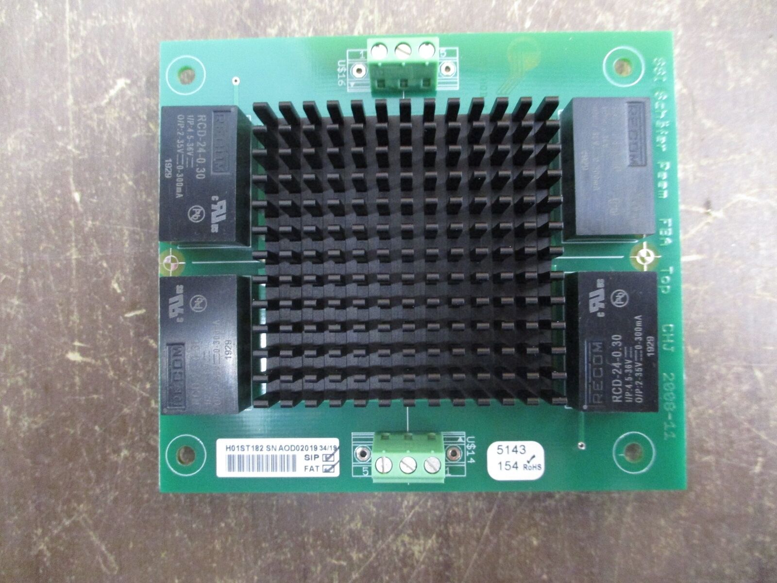 Schafer Platine 4X LED Board H01ST182 12-24V 1W New Surplus