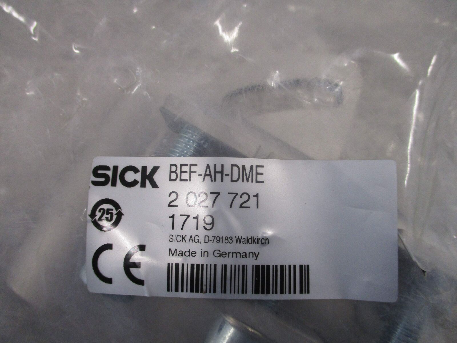 Sick Laser Scanner Bracket 2 027 721 BEF-AH-DME New Surplus