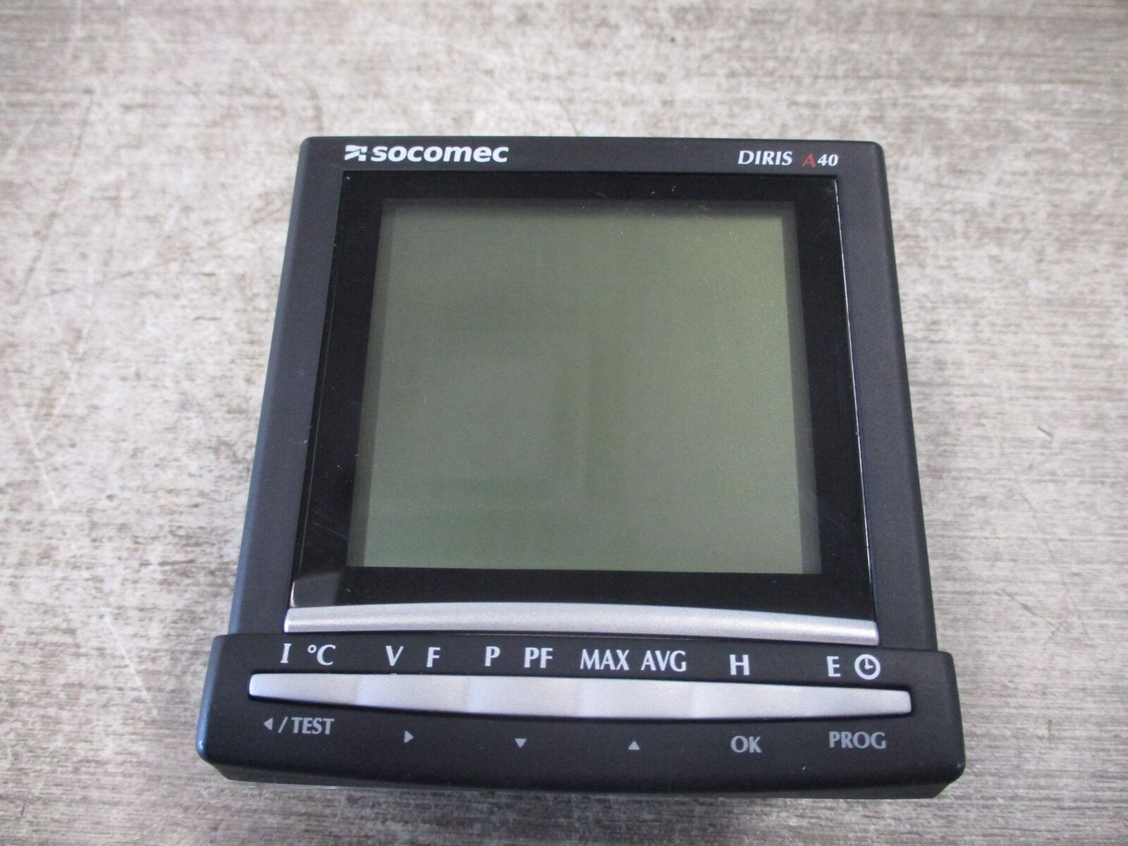 Socomec DIRIS 40 Multifunction Meter 48250201 *(2) Mounts* Used