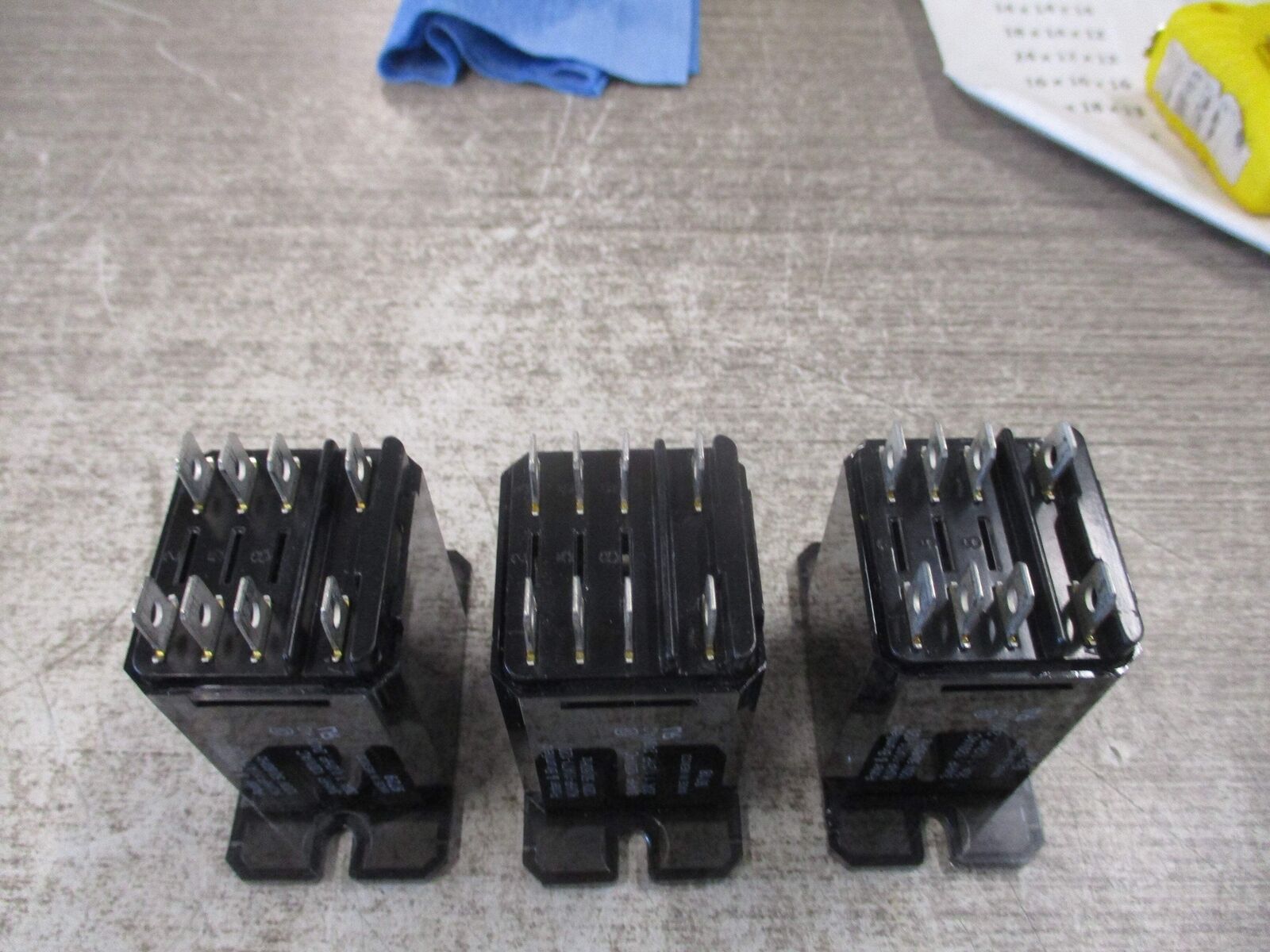 Potter & Brumfield Relay KUHP-11AT1-120 120V coil *Lot of 3* Used