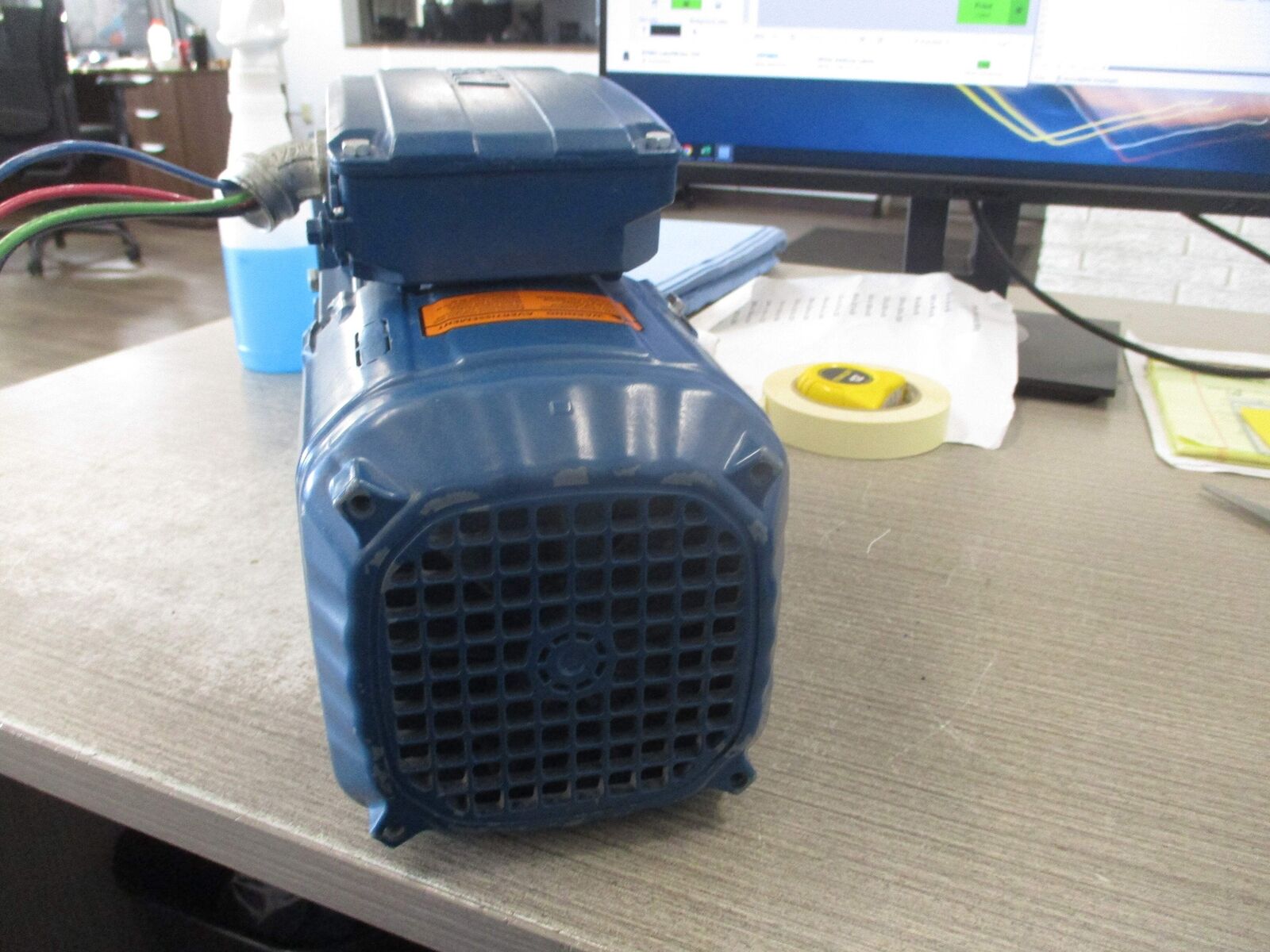 Sew-Eurodrive Gearmotor SA47/T DRN80MK4/BE1HR Ratio 10.80 162RPM Output 0.75HP 2