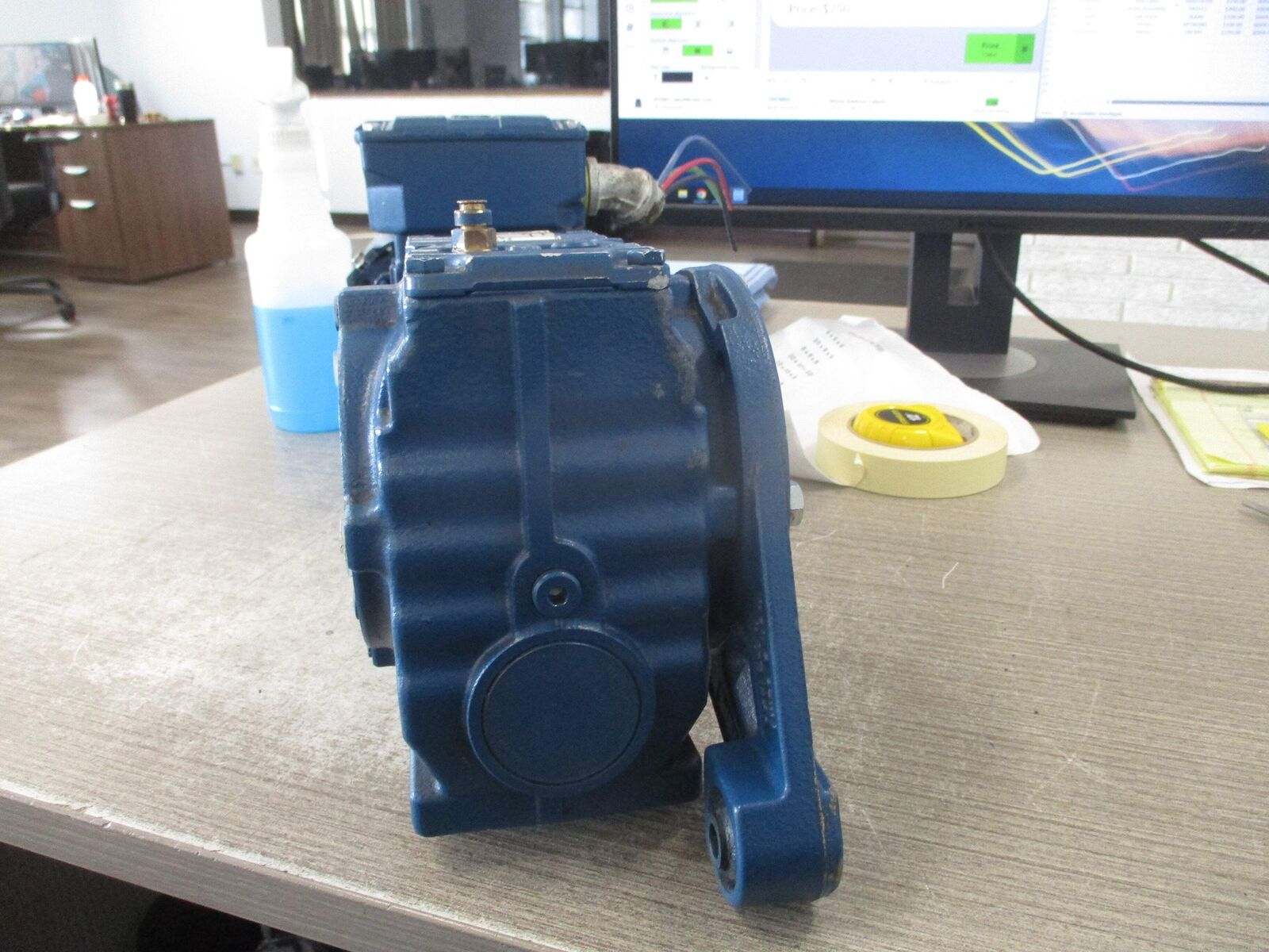 Sew-Eurodrive Gearmotor SA47/T DRN80MK4/BE1HR Ratio 10.80 162RPM Output 0.75HP 2