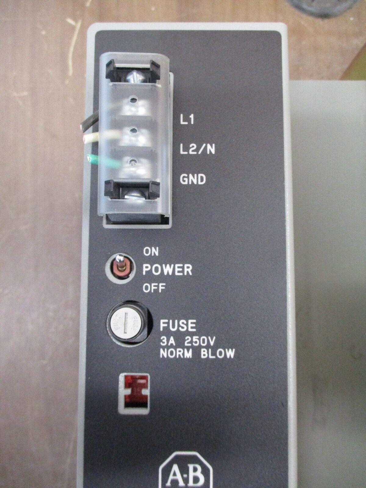 Allen-Bradley I/O Chassis w/ Power Supply 1771-A2B / 1771-P7 Ser. B 8-Slot Used