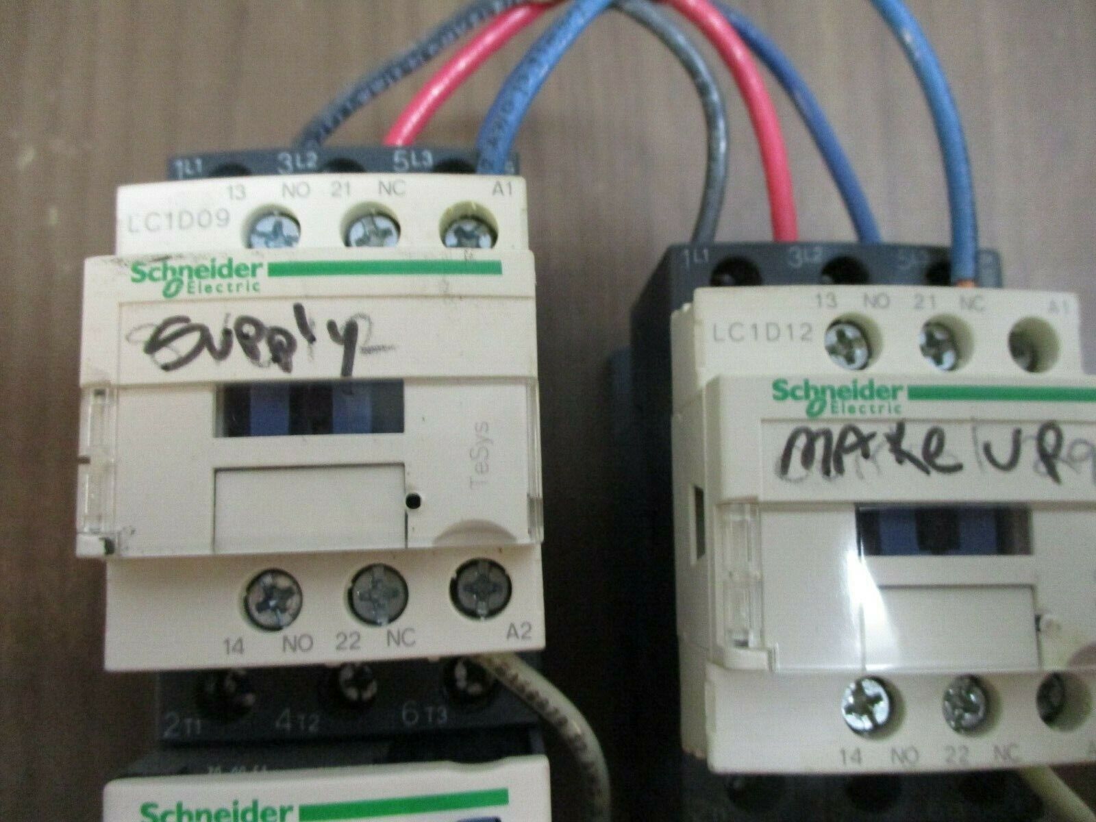 Schneider Electric Starter LC1D09 / LRD 12 120V Coil Trip: 5.5-8A Used