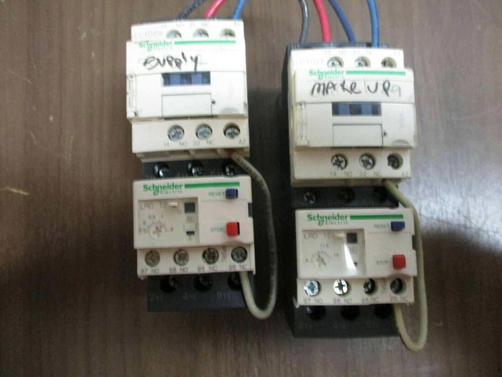 Schneider Electric Starter LC1D09 / LRD 12 120V Coil Trip: 5.5-8A Used