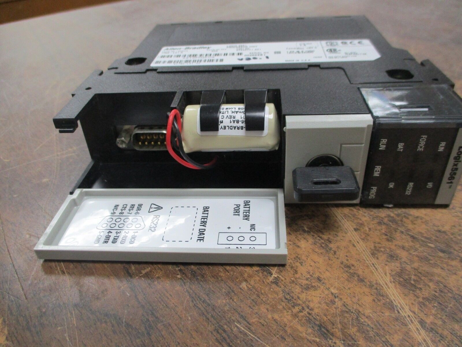 Allen-Bradley Logix 5561 Processor 1756-L61 A Rev. A02 F/W Rev. 1.4 Used