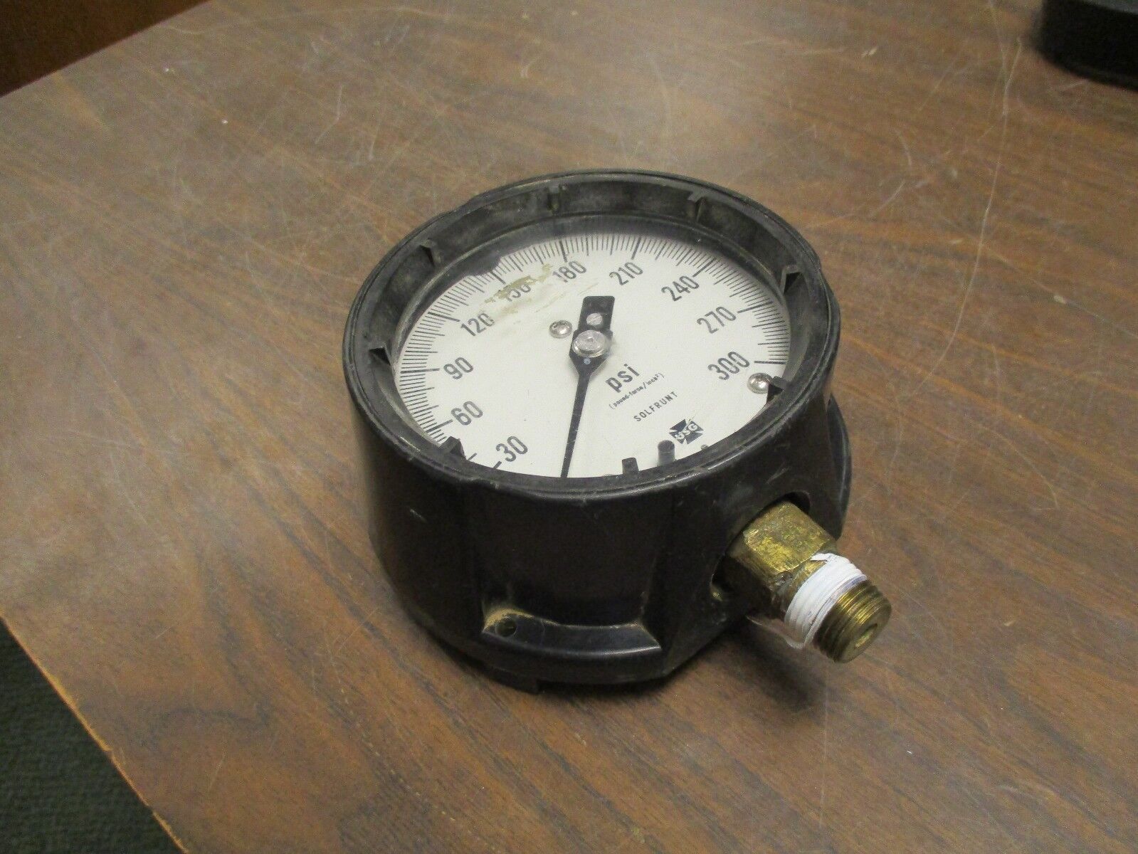 USG PSI Gauge TTR-303 0-300 PSI Range Used