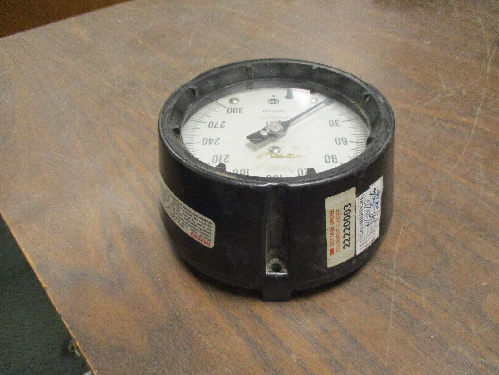 USG PSI Gauge TTR-303 0-300 PSI Range Used