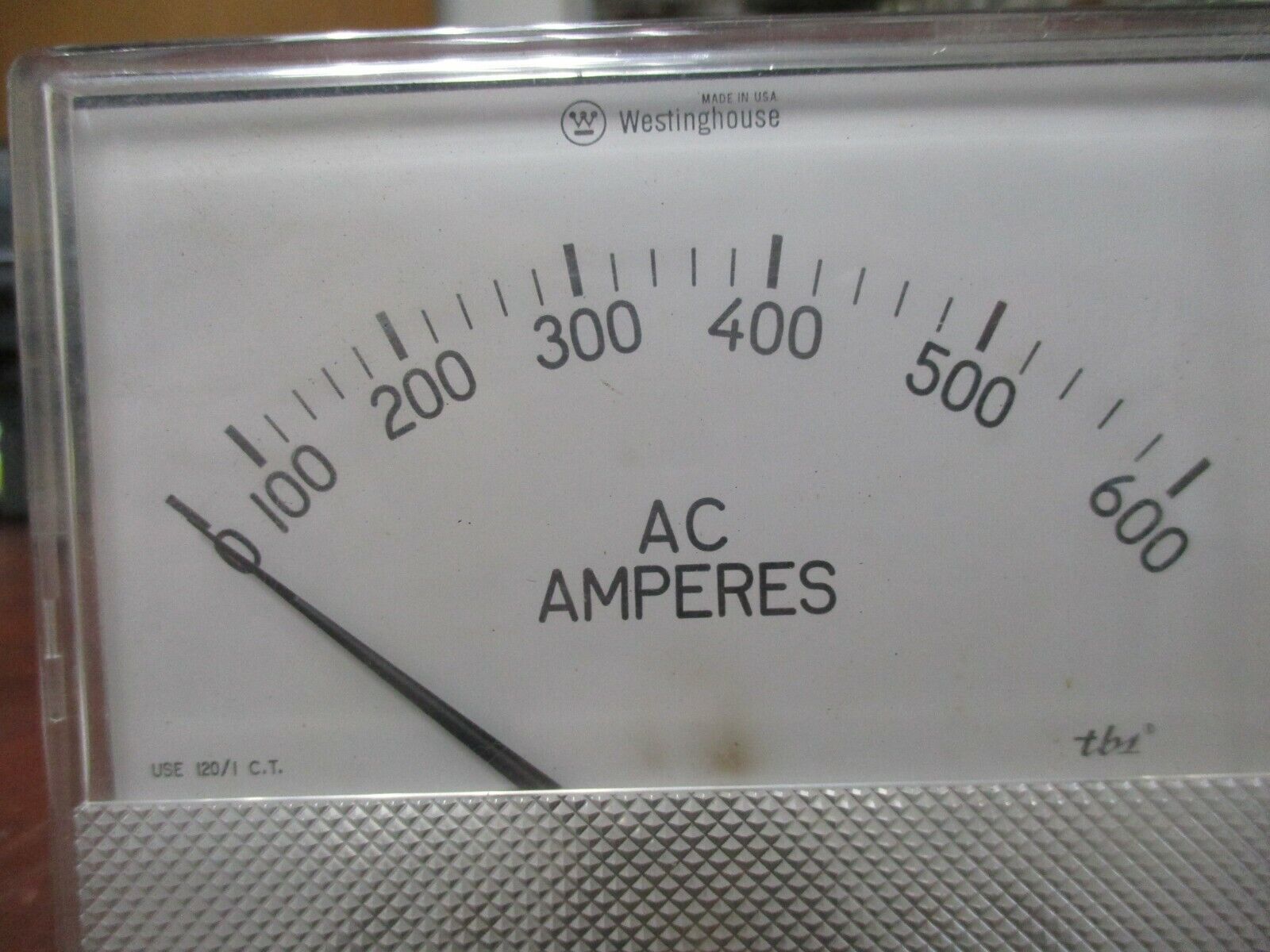 Westinghouse AC Ammeter GA-372 Range: 0 - 600V Used