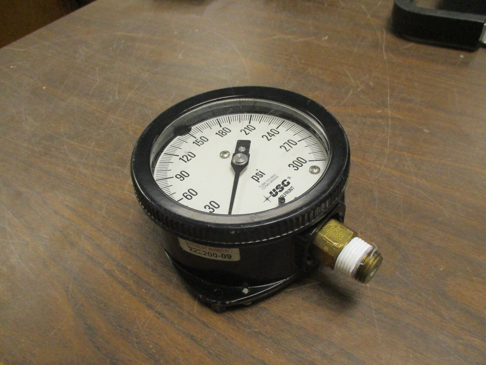 USG PSI Gauge TTR-303 0-300 PSI Range Used