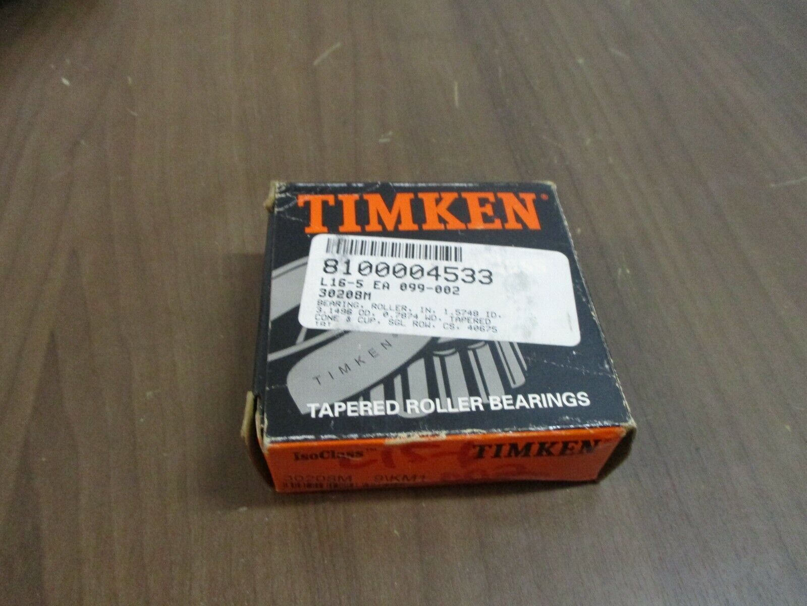 Timken Tapered Roller Bearing 3028M-9\KM1 New Surplus