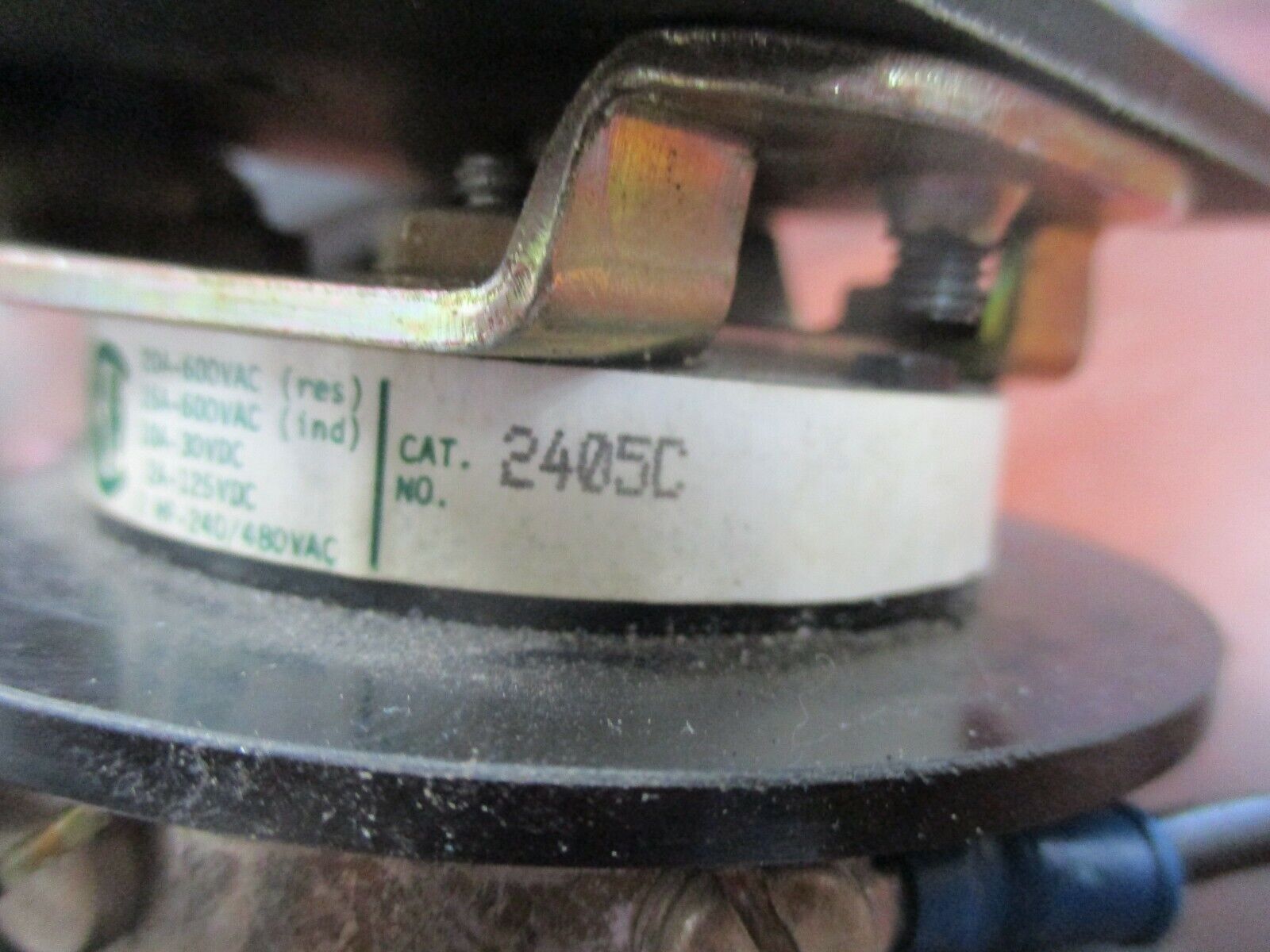 Electro Switch Series 24 Voltmeter Rotary Switch 2405C 20A 600V Used