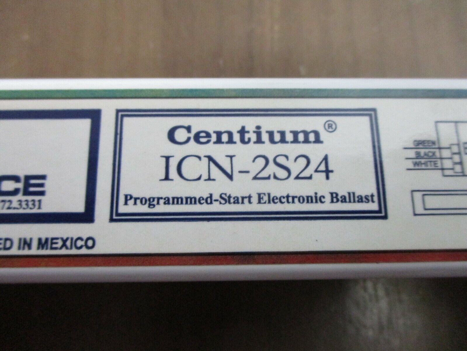 Advance Centium Electronic Ballast ICN-2S24 120-277V 50/60Hz Used