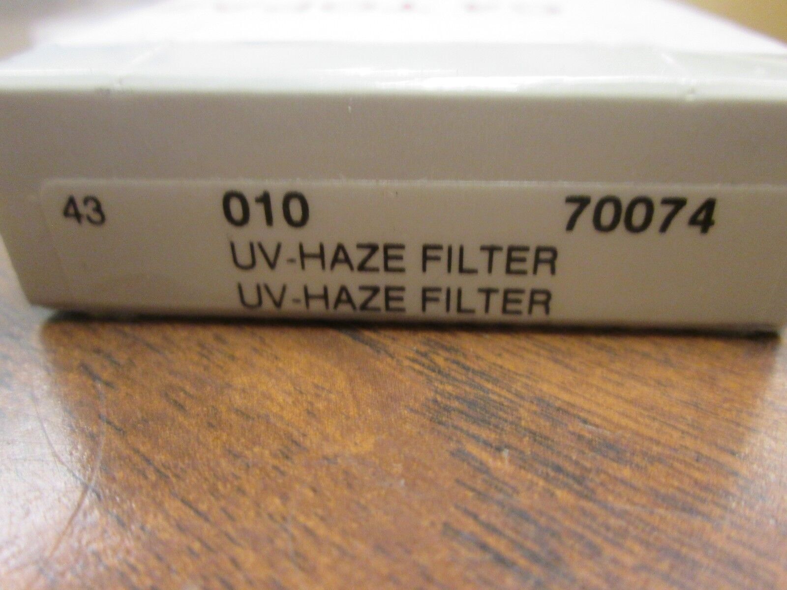 B W UV-Haze Filter 010 70074 New Surplus