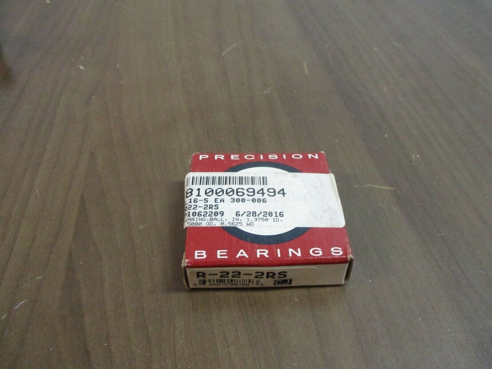 Consolidated Ball Bearing R-22-2RS / R22RS New Surplus