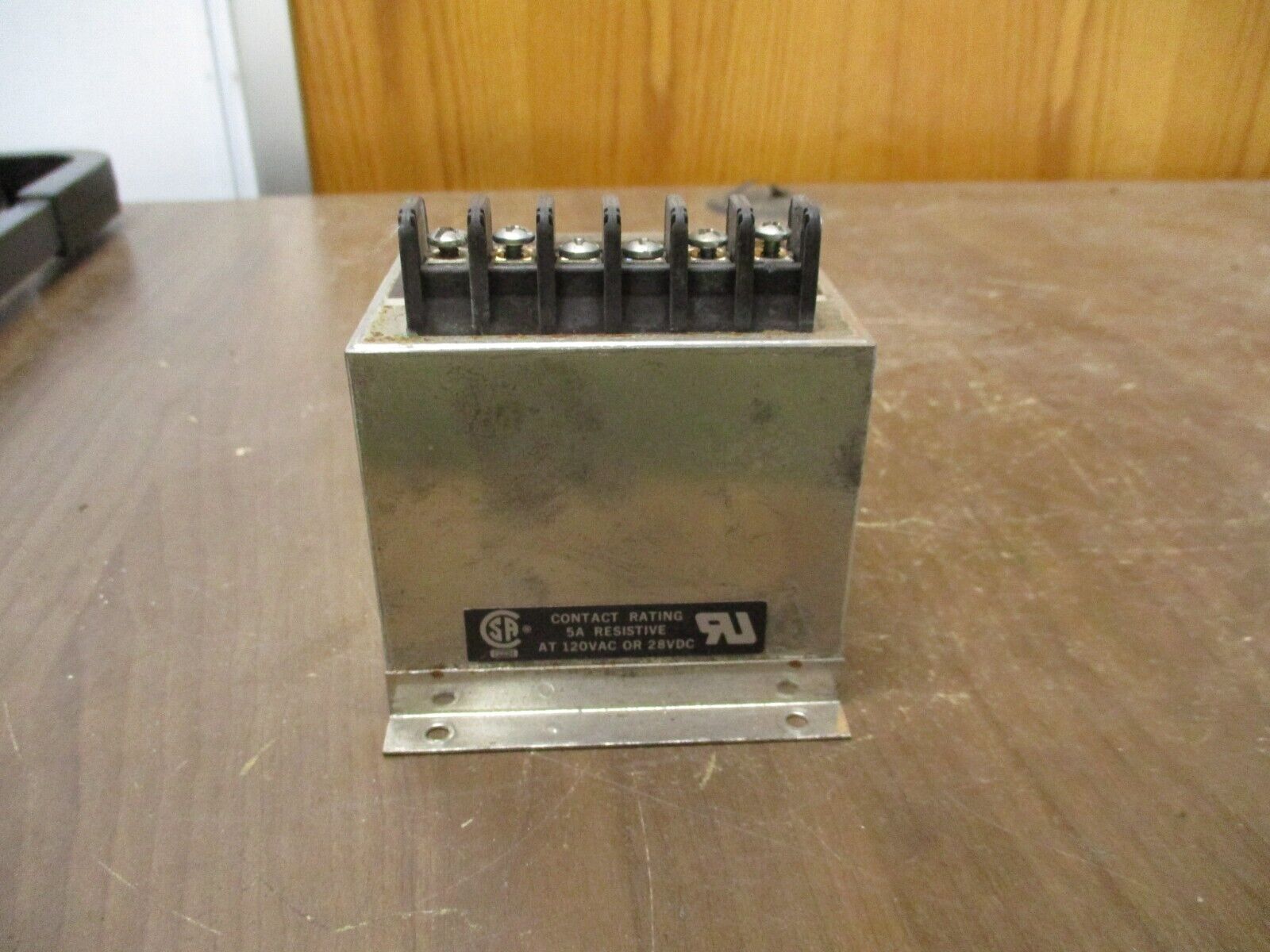 Wilmar Undervoltage Relay WUV-1-120 120V Used