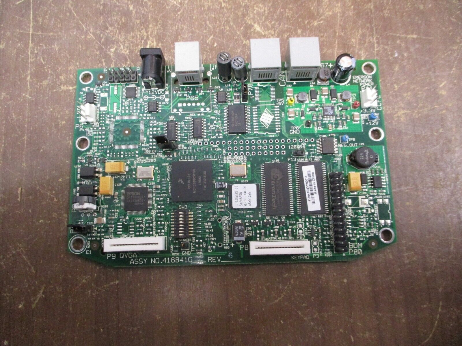Emerson PCB 416841G9 Rev. 6 Used