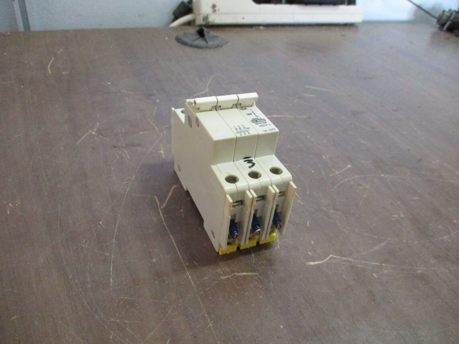 CBi Hy-Mag Circuit Breaker QZ-3(13)D-10 10A 480V 3P Used