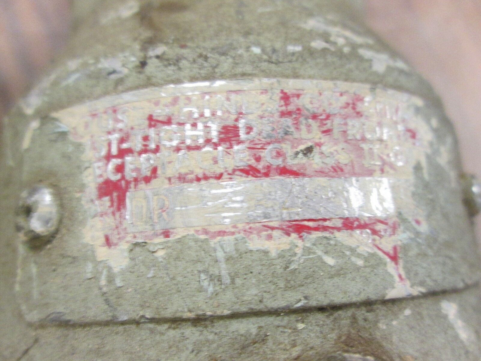 Crouse-Hinds Receptacle w/ Base 30A 600V 4W Used