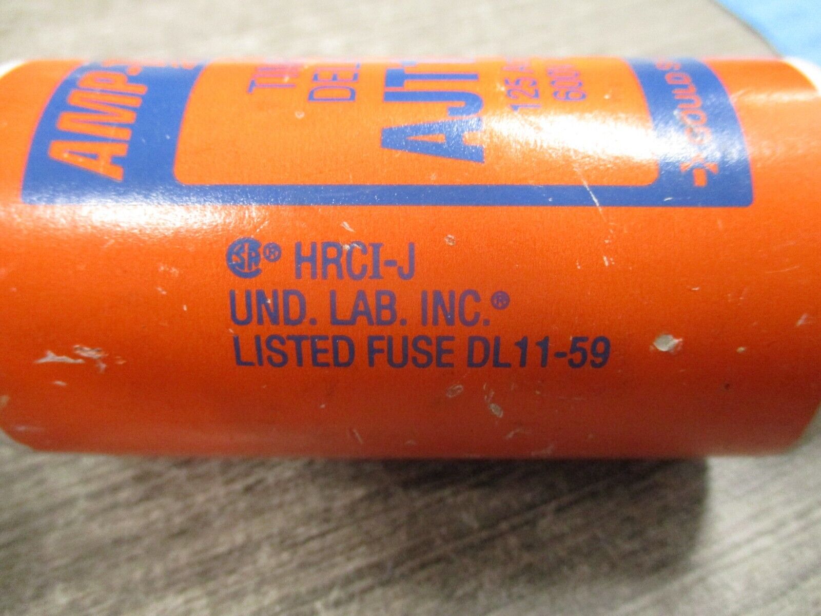 Gould Shawmut Amp-Trap 2000 Fuse AJT125 125A 600V Used