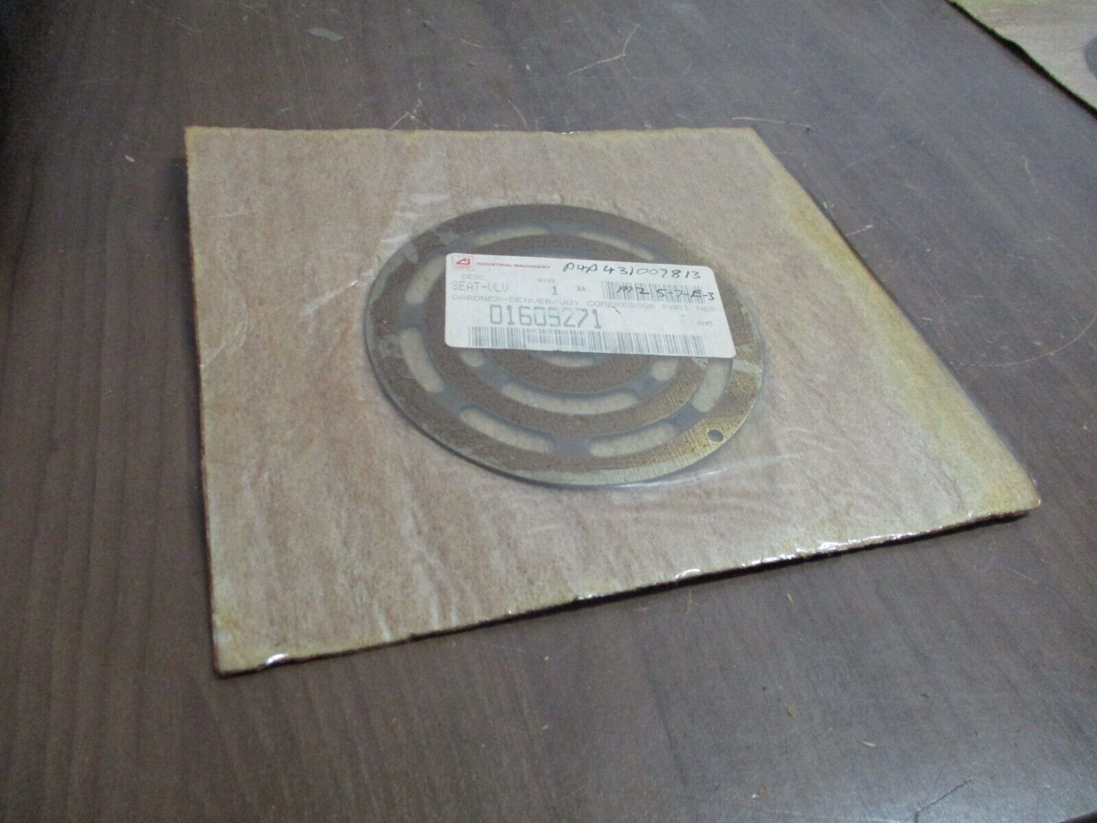 Cooper Valve Seat 01609271 Gardner-Denver/Joy New Surplus