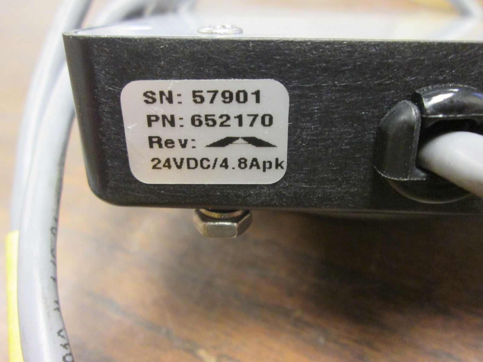 RVSI NER Strobe Light 652170 24VDC 4.8A Used