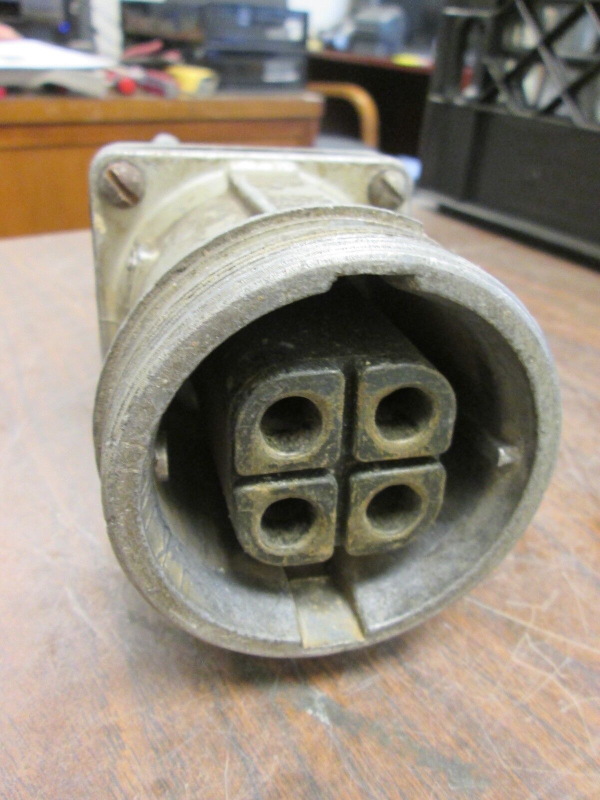 Russellstoll Receptacle JRFB 6 34 60A 600V 4W Used - no cap