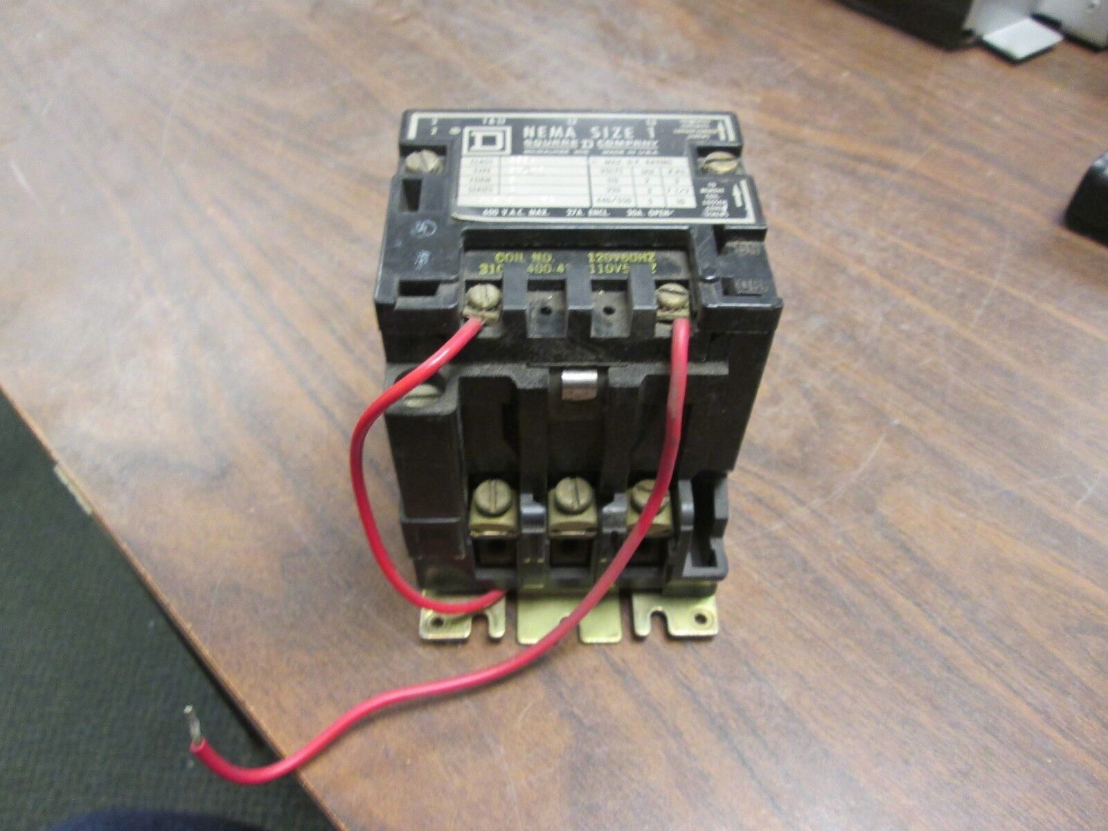 Square D Contactor 8536 SCO-3 120V Coil 600V 30A Used