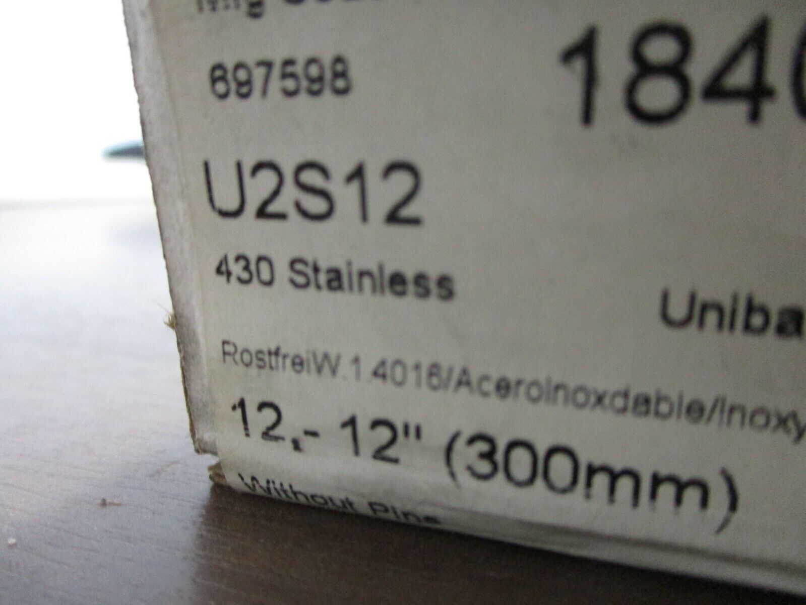 Flexco Clipper Stainless Unibar Belt Fastener U2S12 12" *Box of 9* New Surplus