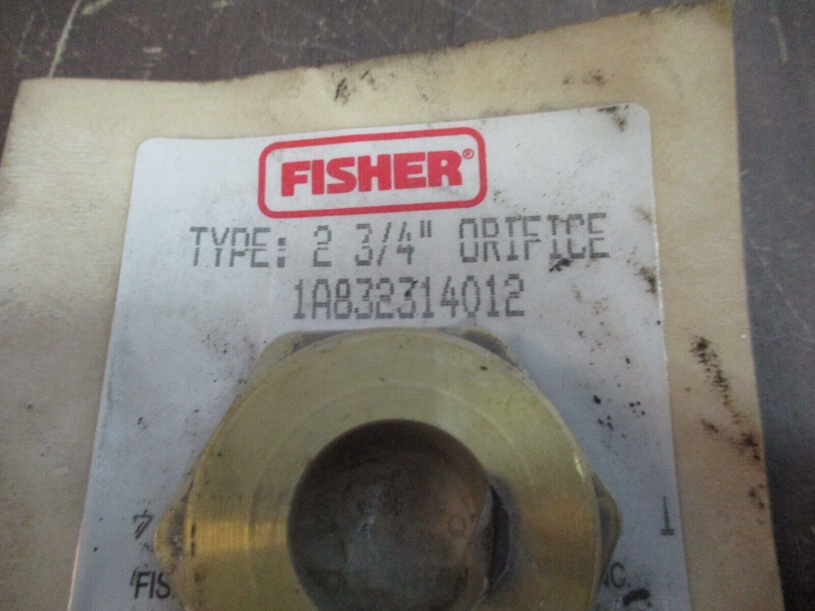 Fisher Orifice 1A832314012 2 3/4" New Surplus