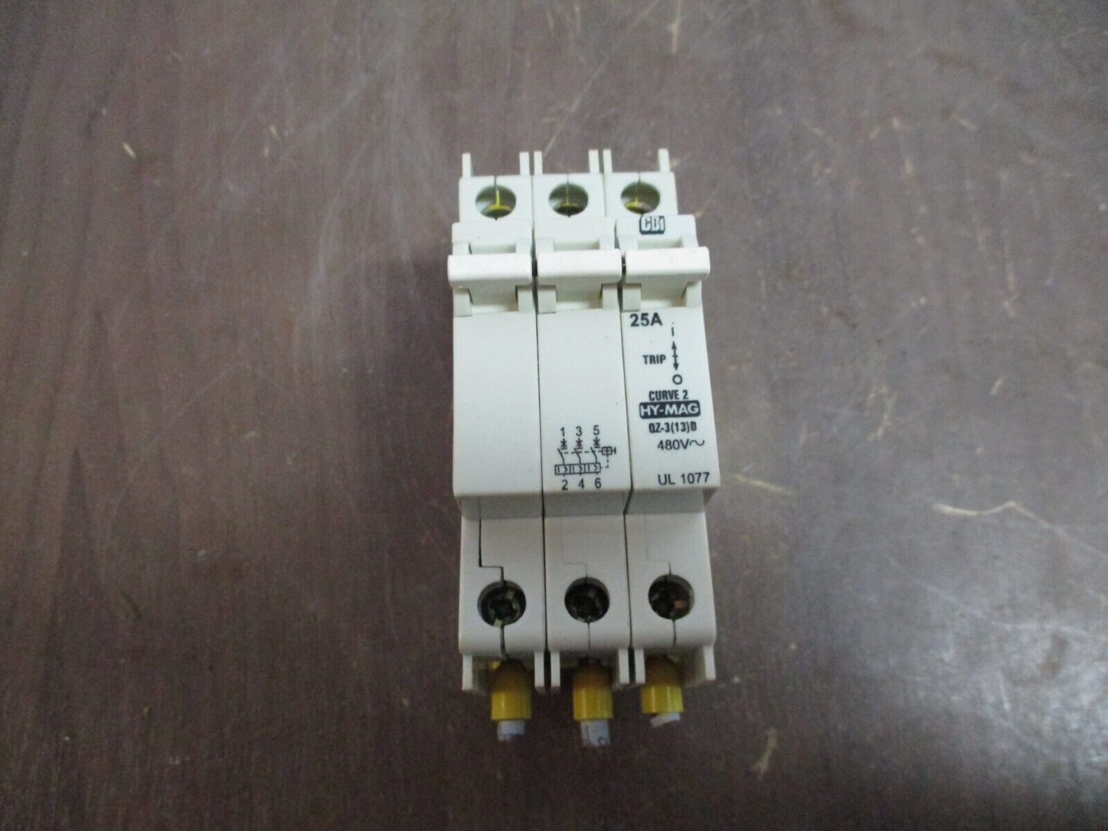 CBi Hy-Mag Circuit Breaker QZ-3(13)D-25 25A 480V 3P Used