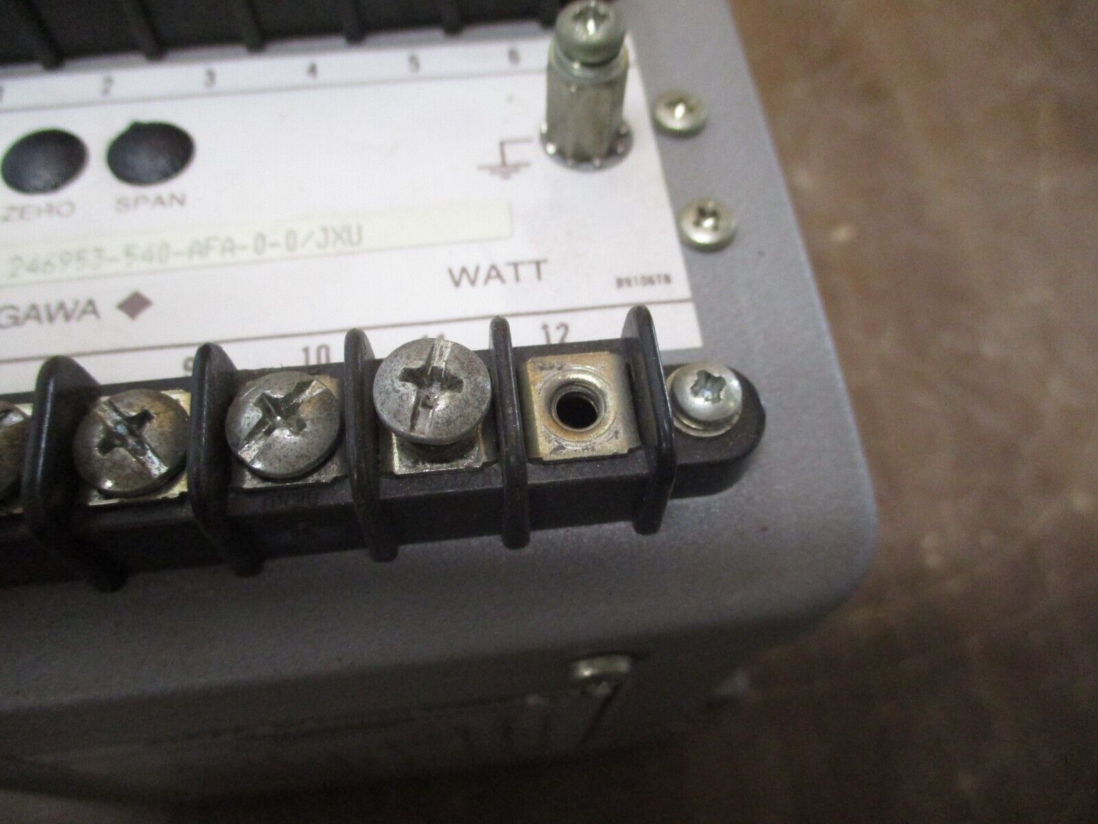 Yokogawa Juxta Watt Transducer 246953-540-AFA-0-0/JXU Output: 0-1mA DC Used