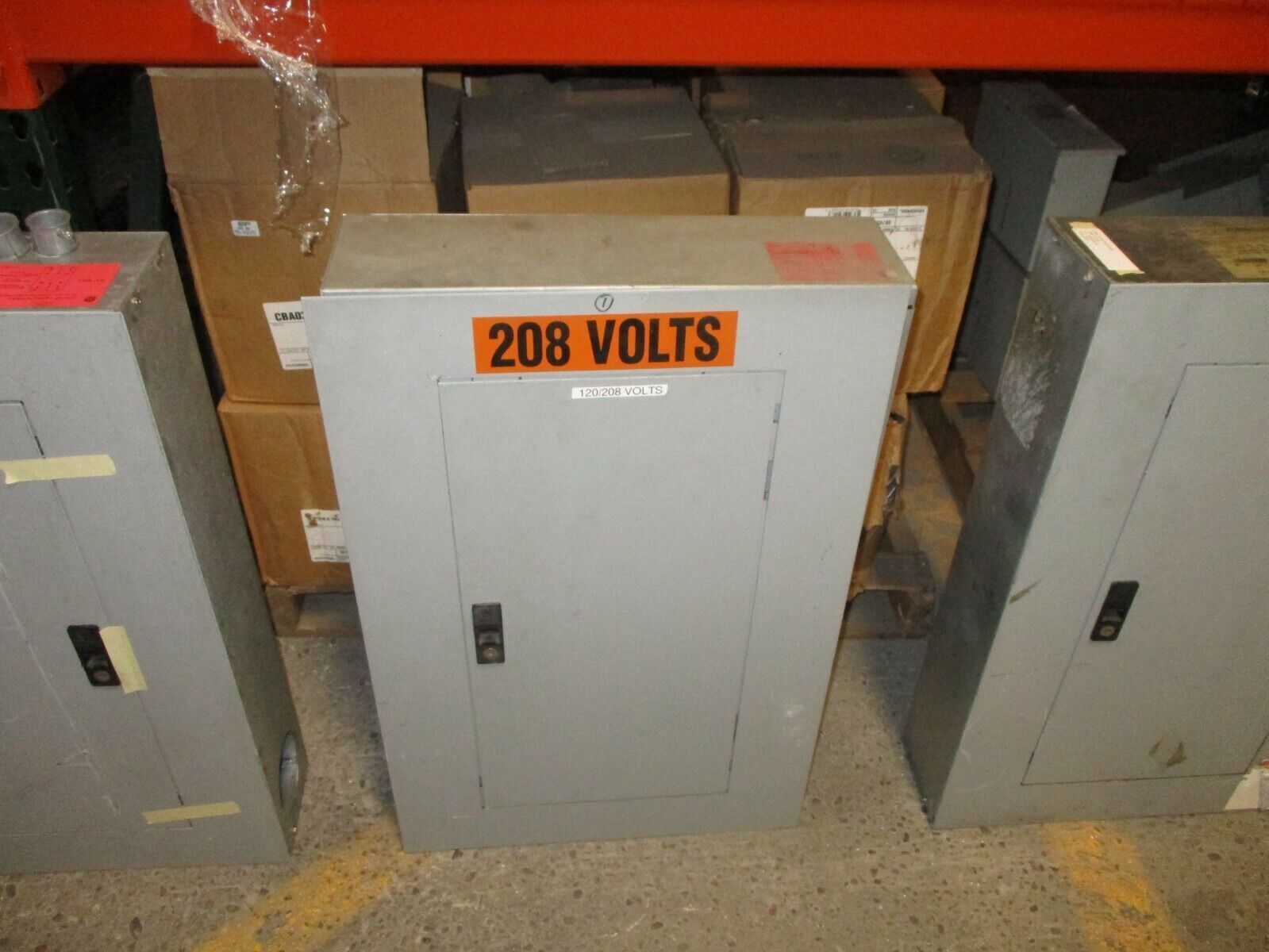GE Main Breaker Circuit Breaker Panel AQF3241ATX 100A Main 125A Max 208Y/120V