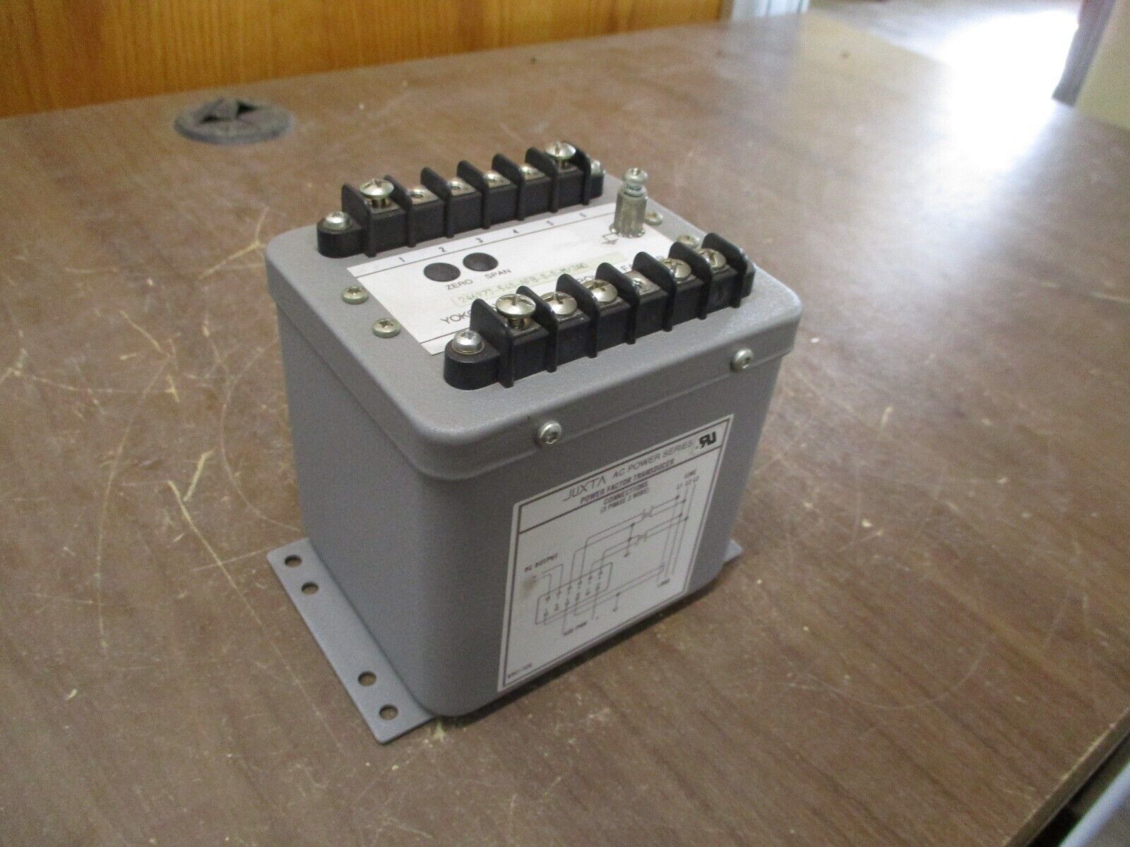Yokogawa Power Factor Transducer 246973-540-AFB-0-0-M/JAD Output: 0-1mA DC Used