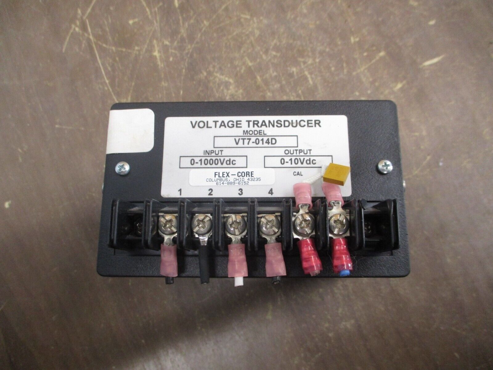 Flex-Core Voltage Transducer VT7-014D Input: 0-1000VDC Output: 0-10VDC Used