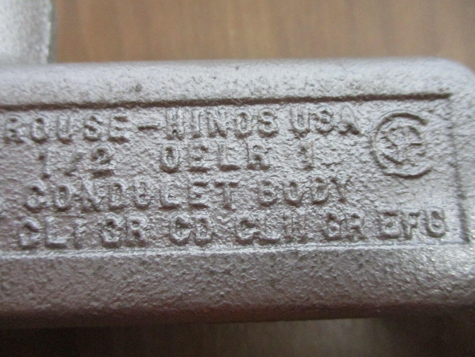 Crouse-Hinds Conduit Body w/ Cover OELR 1 Size: 1/2" For Hazardous Locations