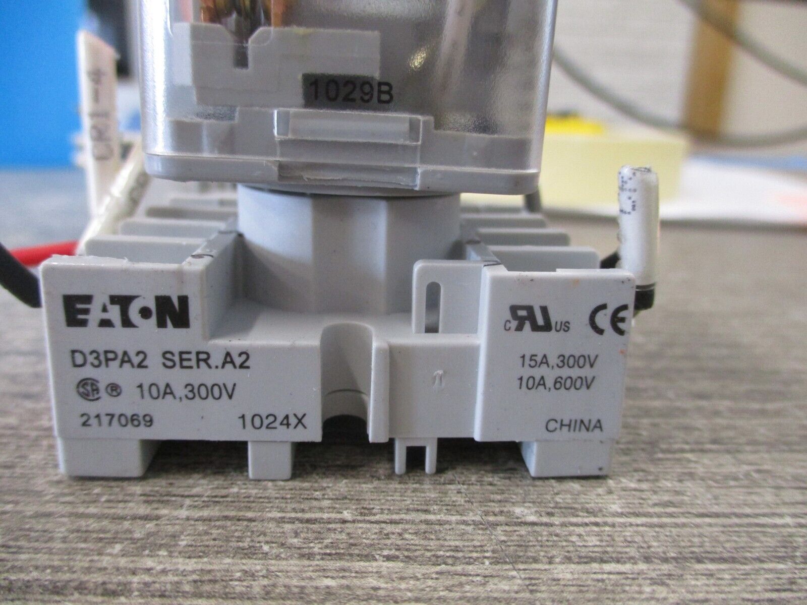 Eaton Relay W/Base D3PR2A 120V Coil *Lot of 2* Used