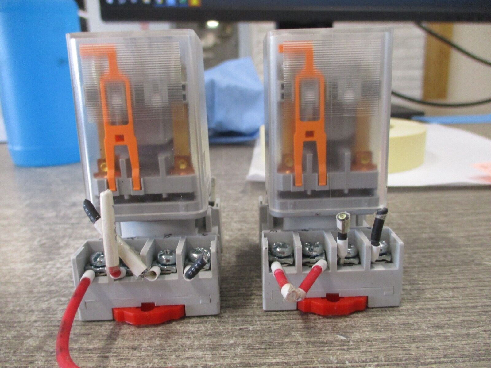 Eaton Relay W/Base D3PR2A 120V Coil *Lot of 2* Used