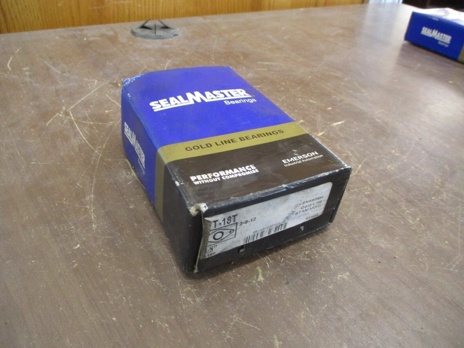 SealMaster Skwezloc Gold Line Flange Bearing SFT-18T 1-1/8" New Surplus