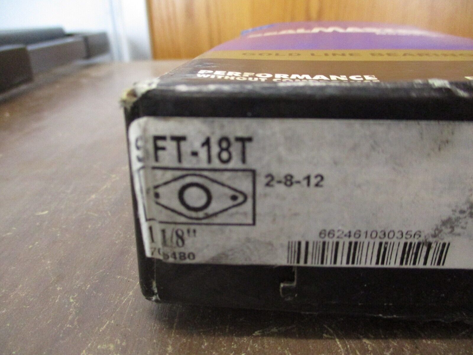 SealMaster Skwezloc Gold Line Flange Bearing SFT-18T 1-1/8" New Surplus