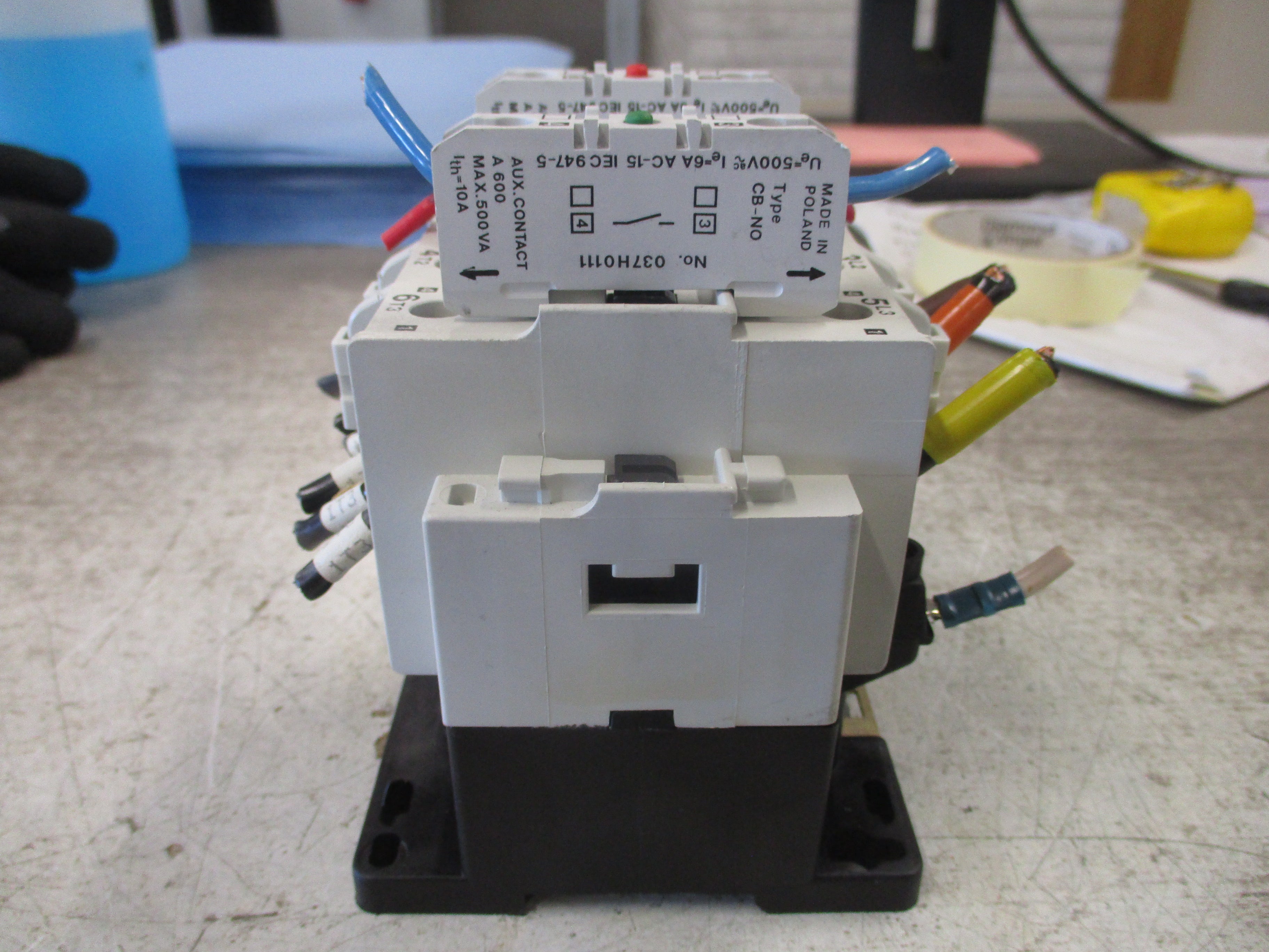 Danfoss Contactor CI 32 110V Coil 70A 600V w 2 Aux Contacts Used