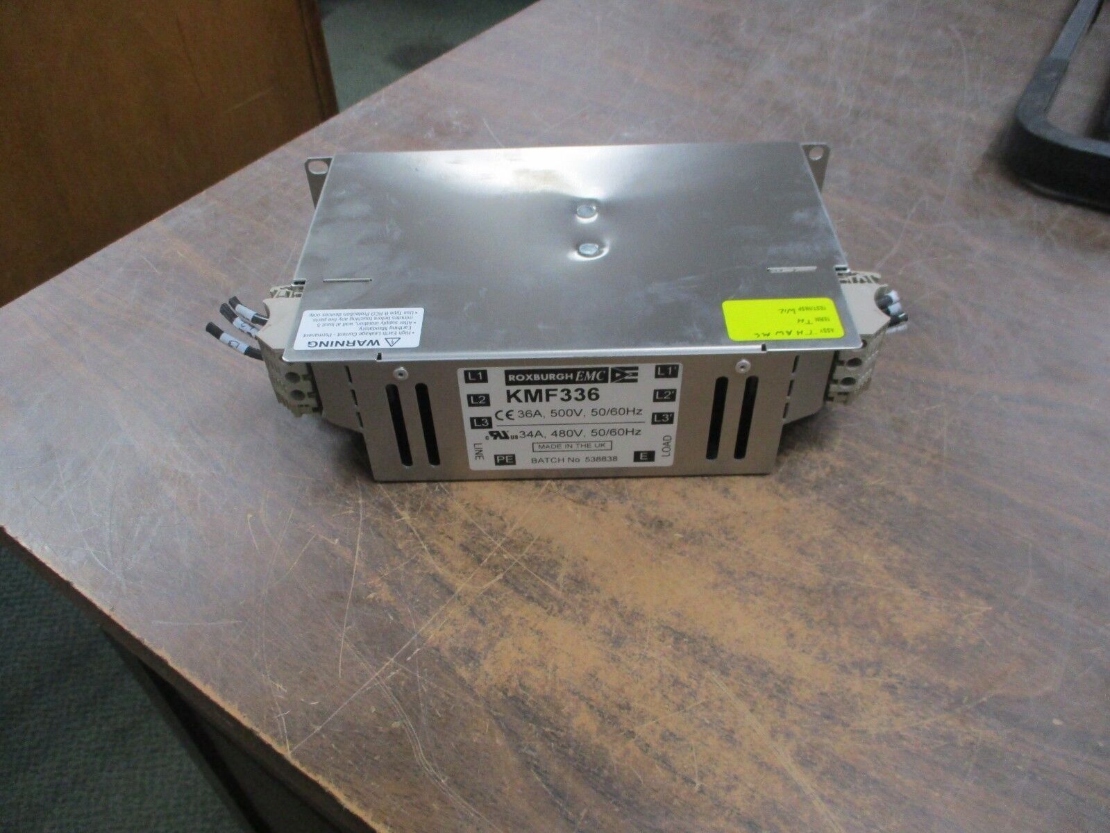 Roxburgh EMC Line Filter KMF336 Used