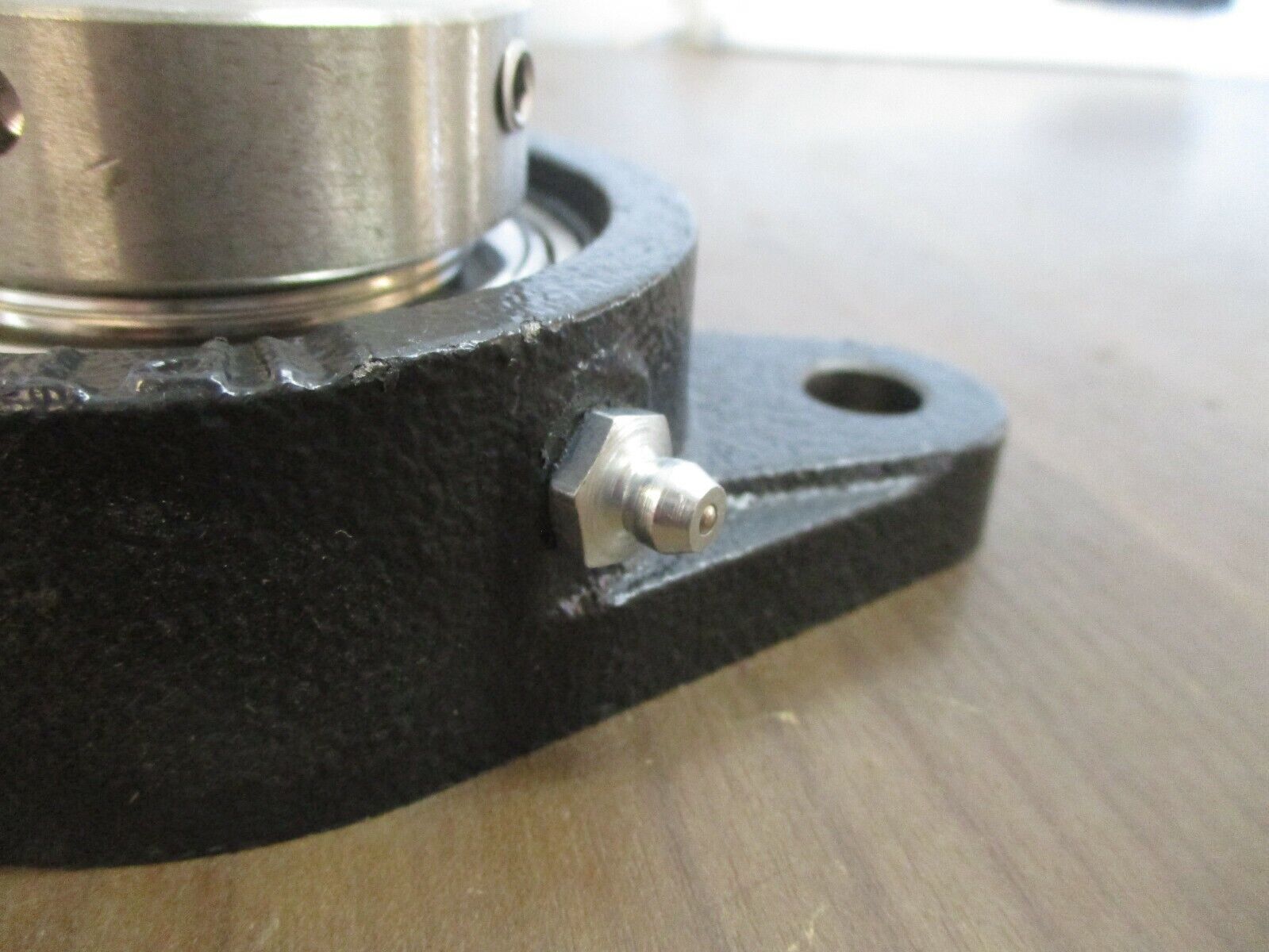 IPTCI Eccentric Locking 2-Bolt Flange SNAFL 207 23 1 7/16" Stainless / Cast Iron