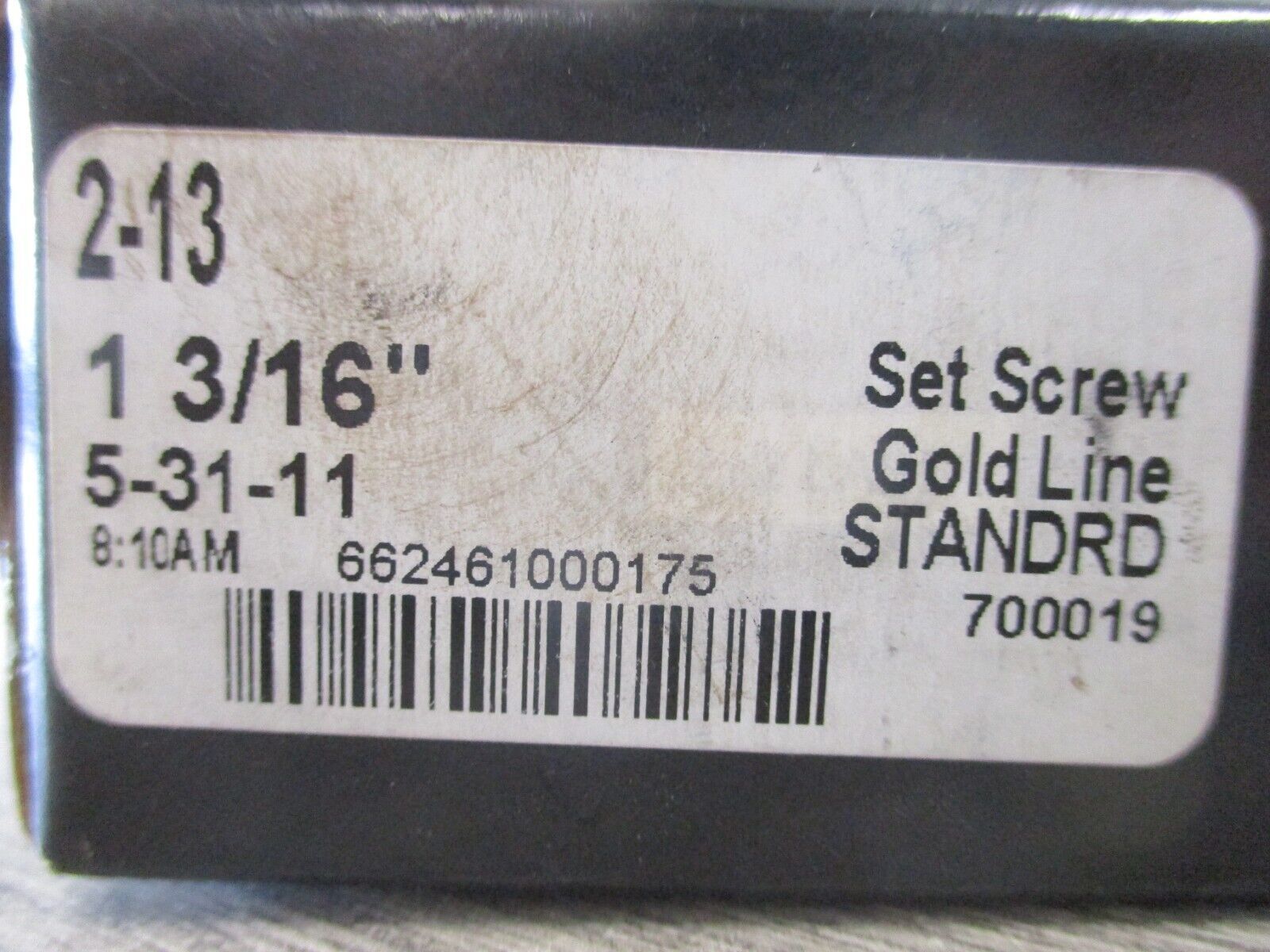 SealMaster Gold Line Bearing 2-13 1 3/16" New Surplus