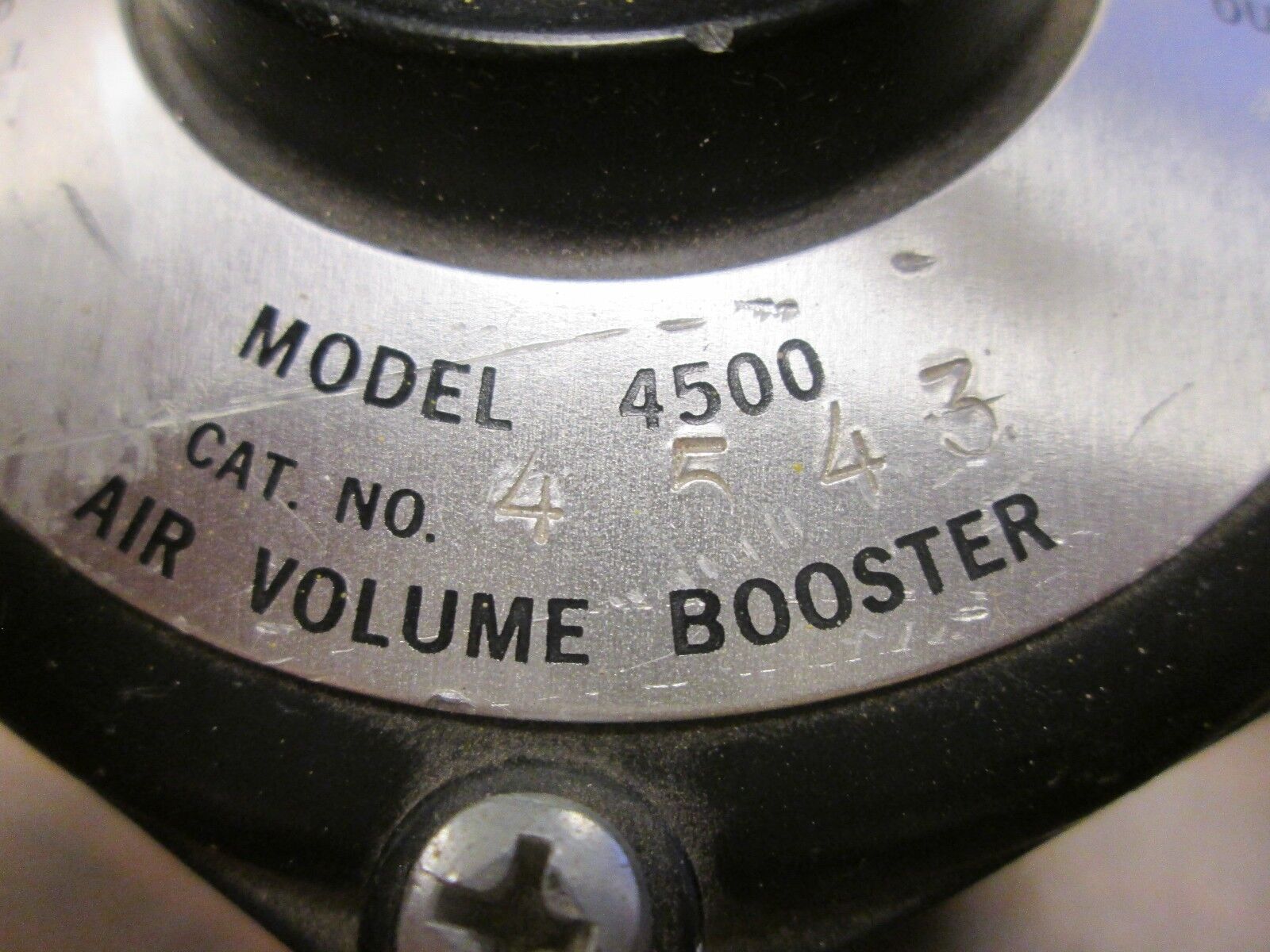 Fairchild Model 4500 Air Volume Booster 4543 250PSI Max Supply 150PSI Max Load