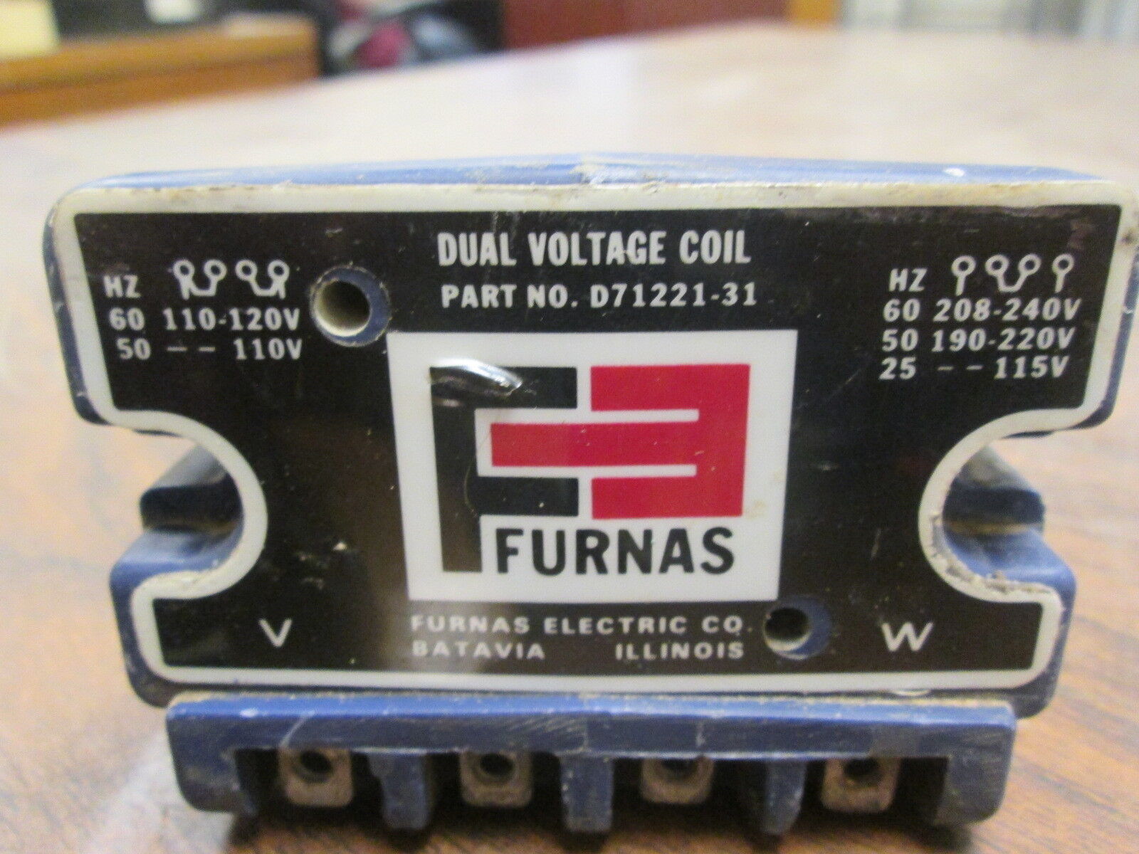 Furnas Dual Voltage Coil D71221-31 Used