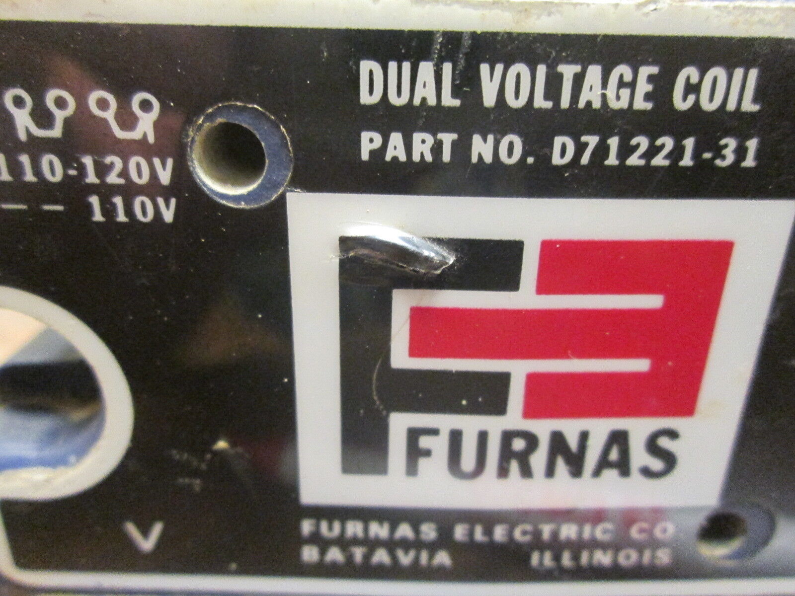 Furnas Dual Voltage Coil D71221-31 Used